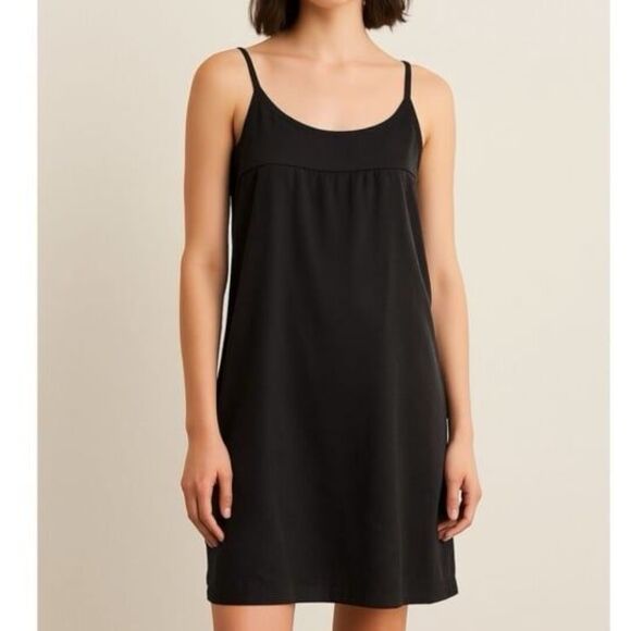 Eileen Fisher Dresses & Skirts - Eileen Fisher Women’s Black 100% Silk Cami Slip Dress